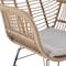 Manhattan Comfort Antibes 1.0 Steel Rattan 3-Piece Patio Conversation Set with Cushions in Grey OD-CV010-GY - alternate 6